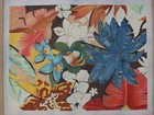 Colorful Flowers Handpainted Needlepoint Canvas