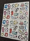 Jot Holographic Cat Sticker Sheet Laser Kitten Kitty Stickers Crafter   s Square