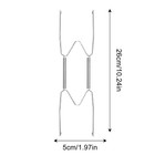 Wire Plate Hangers White Wall Hanging Flexible Spring Display Art Decoration