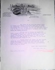1904 Voss Bros Mfg Davenport Iowa Letter Aug Kuecherer Zoar Oh Ocean Wave Washer