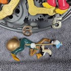 Vintage Disney Mickey Mouse Animated Talking Wall Clock Goofy Donald Read Descri