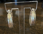 Tiffany   Co Earrings Paloma Picasso Sterling Silver Hoop Signed    no Pouch  box   