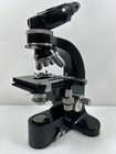 Vintage Leitz Laborlux Ii Binocular Microscope With Wood Case