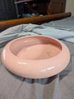 Vintage Pink Ceramic Pottery Salmon Planter Succulent Cactus 9 Inch