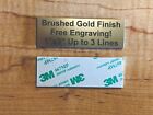 Custom Engraved 1x3 Plate - Adhesive-backed Personalized Customized Sign Plaque