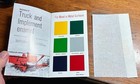 Vtg 1962 Benjamin Moore Paint Brochure Samples Ephemera Color Truck   Implement