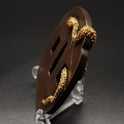 Tsuba Xg231 Copper Ground Snake Frog Design Sword Fitting Parts