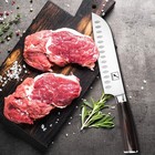 Imarku Chef Knife 7  Kitchen Santoku - Ultra Sharp 7cr17mov Japanese Steel