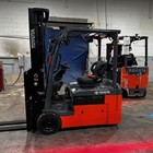 2020 Toyota 8fbe20u 4000lb Used Forklift Triple Mast Sideshift Fork Positioner