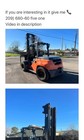 2016 Toyota  8fd70u Pneumatic   Diesel  179  Two Stage  Side Shift  Forklift    