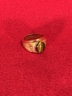 2 Days In The Valley Danny Aiello 14k Gold Tiger   s Eye Ring Screen Used Prop
