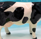  read Hagen Renaker Holstein Cow Mama  Calf Black   White Inv695   Broken Bull