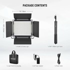Neewer Nl660 Bi-color 660 Led Photography Video Light   Stand Kit