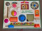 Vintage Fisher Activity Center 1984  1134 Crib Toy Baby 12 X 15
