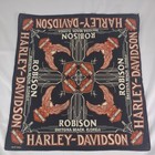 Vintage Rare 1980 s Print Robison Harley Davidson Daytona Beach Fl Bandana 