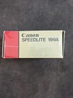 New Open Box  Old Stock Canon Speedlite 199a Shoe Mount Flash Japan