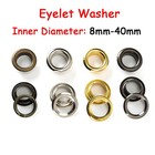 8-40mm Eyelet Grommets Rivet Eyelets Grommet Washer Leather Craft Repair Grommet