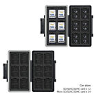 36 Slots Memory Card Case Storage Holder Fits 12 Sd   24 Msd Tf Micro Sd Cards