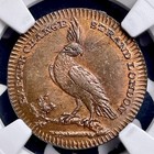  1790s  G b  Middlesex Pidcock s Conder Farthing Token Ngc Ms64bn Lot g9806