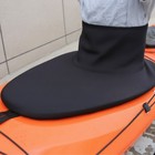 Tube Waist Spray Skirt Single Size Black Kayak Spray Skirt Stitched For Kayaking