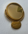 Vintage Judith Leiber Small Compact Mirror Flexible Handle Made In Italy