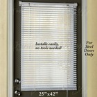 Magnetic Blind For Steel Door Window Vinyl Mini Blind Curtain Magnet Shade 25x42