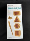 Brookstone S  nd Molds Natural Wood Sustainable Kinetic Sand Play Geometric Shape