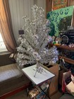 Vintage Evergleam 58 Branch 4 Ft  Stainless Aluminum Christmas Tree In Box