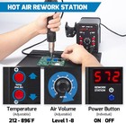 Wep 8786d-i Se Hot Air Soldering Iron Station Kit 2-in-1 Smd Rework Station Tool