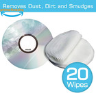 Maxell Cd   Dvd Quick Wipes Remove Dirt Dust And Smudges Dvds Cds Cleaner 20pk