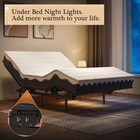 Modern Full-size Electric Bed Frame With Wireless Remote   Adjustable Bed Frame