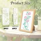 12pcs Floral Stencils Leaf Vine Painting Wall Craft Canvas Decor