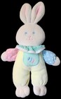 Vintage Eden Baby Plush Bunny Rabbit Pastel Easter Egg Polka Dot Lovey Pocket