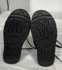 Ugg Neumel Black Leather Sheepskin Chukka Ankle Women s Boots Size Us 9 uk 7 New