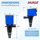 660 Gph Aquarium Water Pump Undergravel Powerhead Max Head Filter Fish Tank Reef