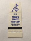Matchbook Cover Matchcover Salesmans Sample Corner Pocket Billiard Lounge Wy