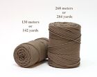 3mm 3 Ply Macrame Cotton Rope Twisted Cord Artisan Crafts Diy