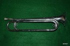Boy Scout Rexcraft Official Chrome Bugle - Tenderfoot Insignia