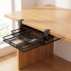 Mesh Organizer With Clamp No Under-desk Drawer Organizer Space-saving