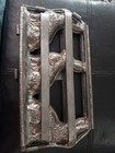 Antique Vintage Hinged 3 Bunny Rabbits Easter Chocolate Mold Metal  6    Tall