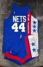 Derrick Coleman New Jersey Nets Game Used Worn Sand Knit Jersey Uniform Shorts