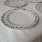 Vtg Mid Century Paul Mccobb 6  Bread Side Plates Greek Key Pattern Set Of 4