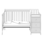 Storkcraft Portofino 4-in-1 Convertible Crib And Changer - White