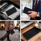 2-pack Money Bags With Zipper  11x6 1  Pu Leather Bank Deposit Cash Pouch - Secu