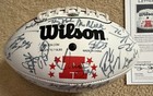 2004 Afc Pro Bowl Multi-signed Wilson Football Peyton Manning Ray Lewis Grad Loa