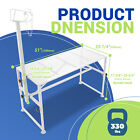 51x23   Adjustable Livestock Stand Sheep Trimming Stand 17 -33  Height White