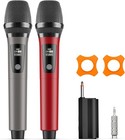 Wireless Microphones  Professional Dual Karaoke Microphones  Wireless Dynamic   