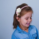 Mligril Baby Girl Floral Hairband Headbands Hair 1 Count  pack Of 3   Pink