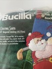 Bucilla Golfing Santa Felt Applique 18  Christmas Stocking 83383 Kit 1996 New