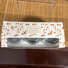 Yankee Candle Balsam   Cedar Holiday Votive Holder Gift Set  Nib
